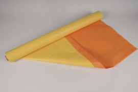 B307QXRouleau de papier kraft jaune / orange 80cmx50m