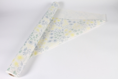 B349QX Rouleau de papier �cologique floral 80cmx40m