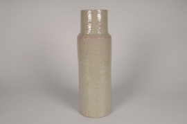 B526LE Vase en céramique vert clair D13.5cm H39.5cm