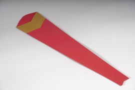 B682QX Paquet 50 étuis à rose kraf et rose 15x73cm