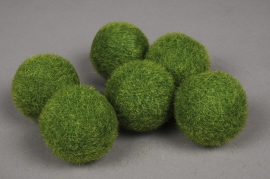 x002wl Bag of 6 balls artificial grass D5cm