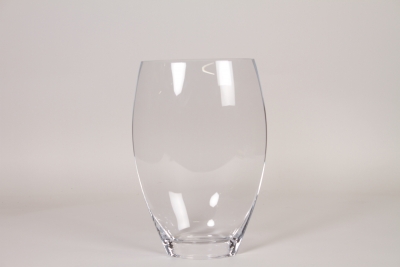 BO-000003 Vase obus en verre transparent H30cm