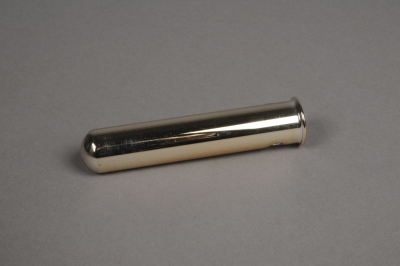 A040K9 Bo�te de 20 vase tube en verre or D2cm H10cm