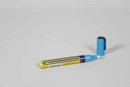 BQ-000003 Blue chalk liquid marker, chisel tip
