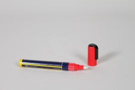 BQ-000005 Red chalk liquid marker, chisel tip