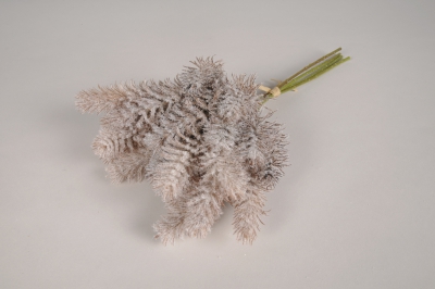 Brown artificial pine bunch H37cm