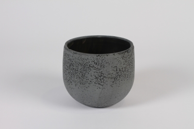 C906DQ Cache-pot en b�ton gris D15.5cm H14cm