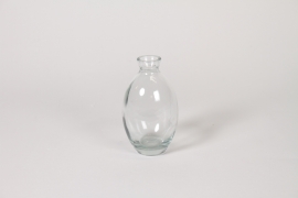 CV-000044 Vase en verre transparent D6,5cm H12cm