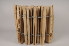 D1-000002 Natural chestnut wood border L 10m H98cm 