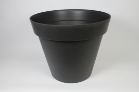 DB-000010 Dark grey toscana pot D80cm H67cm