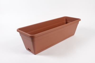 DB-000030 Jardini�re en plastique terre cuite 58.5x19cm H17cm