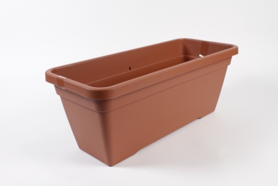 DB-000033 Jardini�re en plastique terre cuite 57.5x24cm H22cm