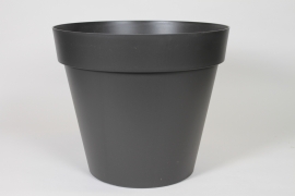 DB-000054 Dark grey toscana pot D40cm H35cm