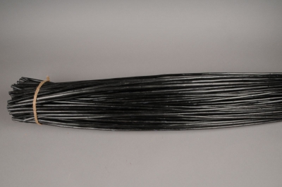 zv09sx Debarked wicker black H180cm