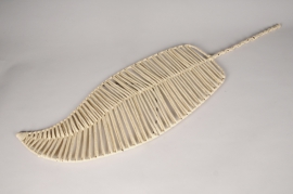 Decorative rope leaf H100cm