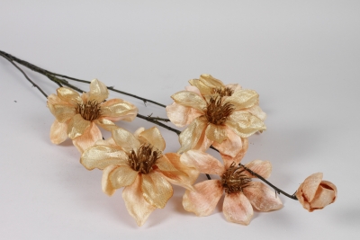 DI-000386 Magnolia artificiel or orang� H120cm