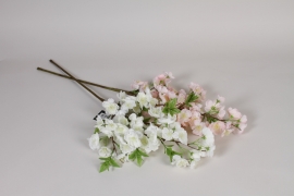DQ-000489 Artificial cherry blossom branch assorted H70cm