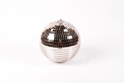 DQ-000544 Boule � suspendre en miroir champagne D20cm