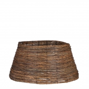 DQ-000662 Cache pied de sapin osier marron D55cm H26cm