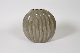 DQ-000704 Celadon green ceramic vase 27,5x15cm H26cm