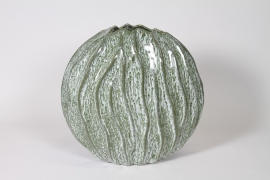 DQ-000706 Celadon green ceramic vase 40x16cm H40cm
