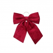 DQ-000744 Red velvet bow L32cm H40cm