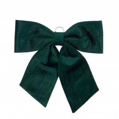 DQ-000747 Green velvet bow L67cm H72cm