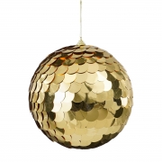 DQ-000764 Gold plastic sequin ball D20cm