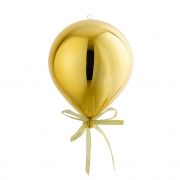 DQ-000767 Ballon en plastique or &agrave; supendre D20cm