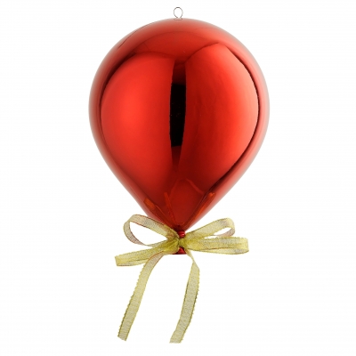 DQ-000770 Ballon en plastique rouge � supendre D30cm