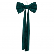 DQ-000775 Noeud en velours vert L100cm H220cm
