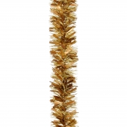 DQ-000789 Gold tinsel garland H183cm