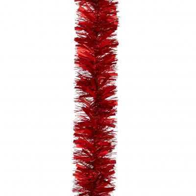 DQ-000790 Red tinsel garland H183cm