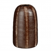 DQ-000805 Vase en c&eacute;ramique marron D13,5cm H22cm