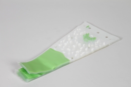 DW-000011Paquet de 50 housses muguet en cellophane vert 37x15,5cm