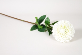 ED-000006 White artificial dahlia H96cm
