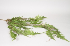 ED-000016 Piquet de foug&egrave;re artificielle vert H98cm
