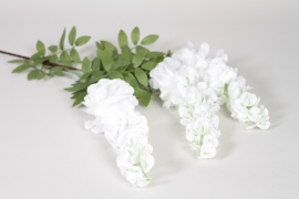 ED-000024 Artificial white wisteria H100cm