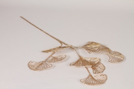 EE-000334 Gingko artificiel or H66cm