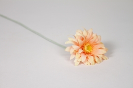 EE-000364 Gerbera mini artificiel saumon H50cm