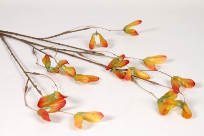 EE-000374 Branche de graines d'�rable orange H100cm