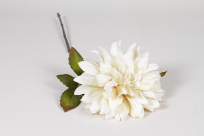 EE-000376 Dahlia artificiel cr�me H55cm