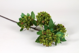 EE-000413 Viburnum artificiel vert H77cm