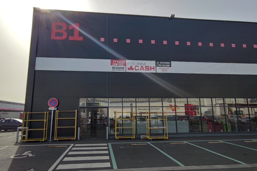 Entr�e magasin Fournicash