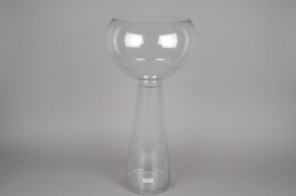 A069K9 Glass stemmed vase D30cm H69cm