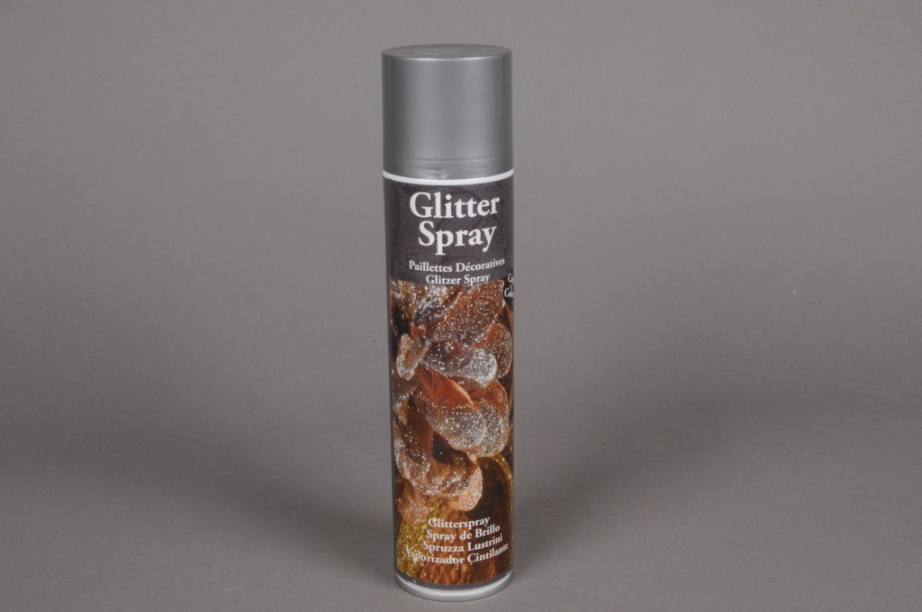 Glitter spray silver 400ml