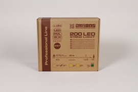 Guirlande lumineuse 200 Maxiled blanc chaud 20m