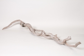 HM-000041 Pack of 3 bleached wooden vines D2-5cm H100cm