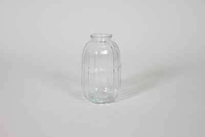 I0-000125 Vase soliflore en verre transparent D6cm H12cm