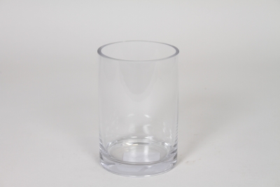 I0-000140Vase en verre cylindre transparent D10cm H15cm
